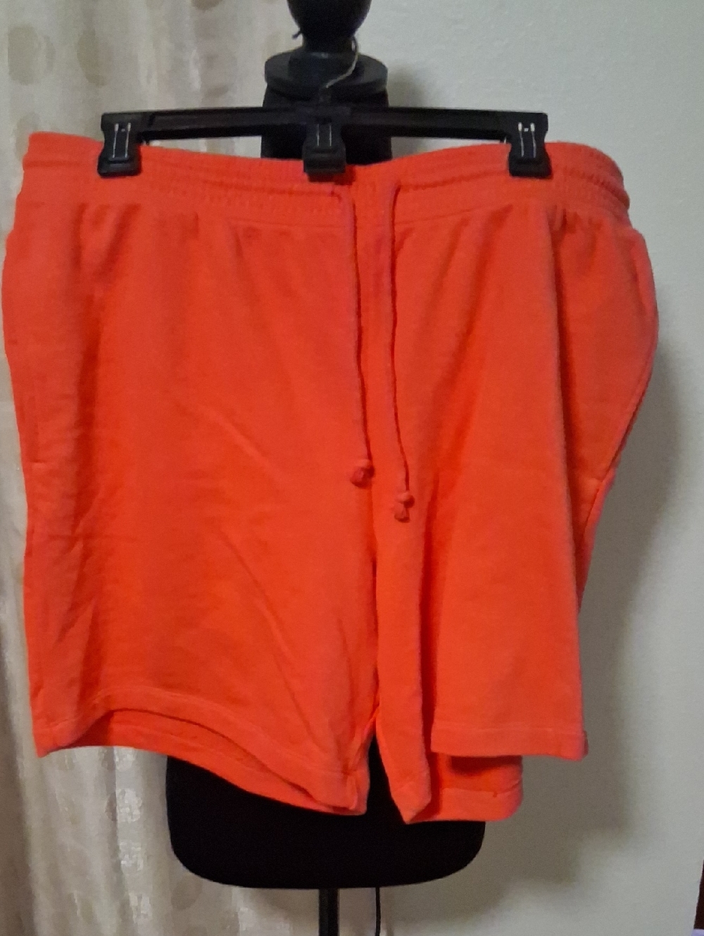 GAP Men's Bright Reddish Orange Drawstring Shorts
